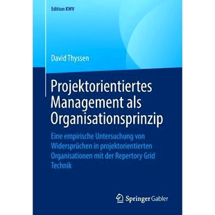 Organisationsprinzip 预订 als Management 9783658243524 Projektorientiertes