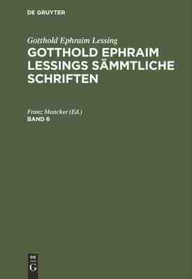 【预订】LESSINGS SÄMMTLICHE SCHRIFTEN  BD 6 3A 9783111301556