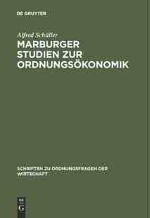 【预订】Marburger Studien zur Ordnungsökonomik 9783828202214