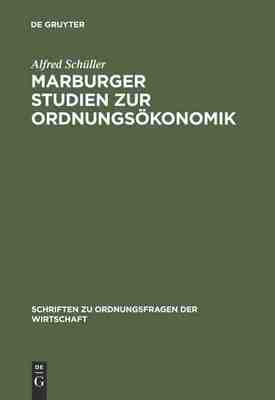 【预订】Marburger Studien zur Ordnungsökonomik 9783828202214