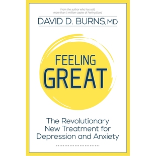 预售 伯恩斯情绪疗法 David Burns 豆瓣年度读书榜单 科学新知 英文原版 Feeling Great Treatment for Depression and Anxiety