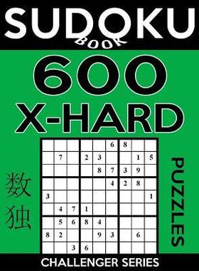 [预订]Sudoku Book 600 Extra Hard Puzzles: Sudoku Puzzle Book With Only One Level of Difficulty 9781546452638