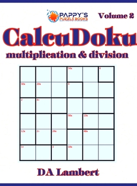 预订 Pappy’s CalcuDoku: Multiplication & Division: 9798871323342