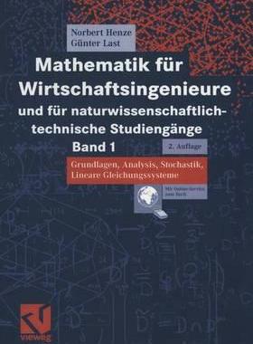 预订 Mathematik für Wirtschaftsingenieure und für naturwissenschaftlich-technische Studiengänge