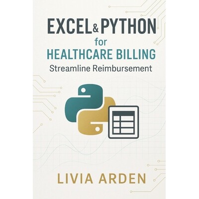 预订 Excel & Python for Healthcare Billing: Streamline Reimbursement: Automating Claims, Reducing Errors, and Accelerati