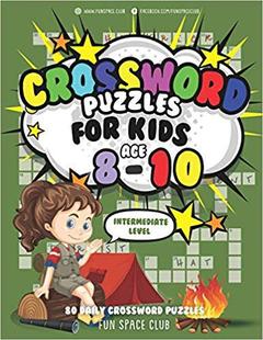 【预售】Crossword Puzzles for Kids Ages 8-10...