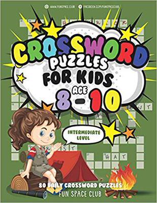【预售】Crossword Puzzles for Kids Ages 8-10...