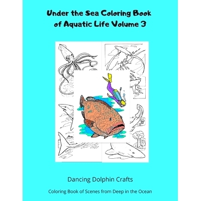预订 Under the Sea Coloring Book of Aquatic Life Volume 3: Coloring Book of Scenes from Deep in the Ocean: 9781711056760
