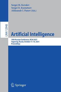 9783030868543 Russia Russian Intelligence October RCAI Artificial 2021 Taganrog Conference 预订 19th