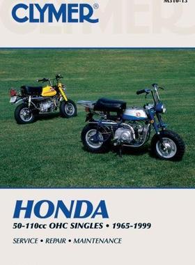 [预订]Honda 50-110cc OHC Singles 1965-1999 9780892878055