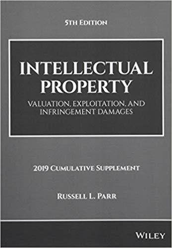 【预售】Intellectual Property, Valuation, Exploitation, And Infringement Damages, 2019 Cumulative Supplement 5E