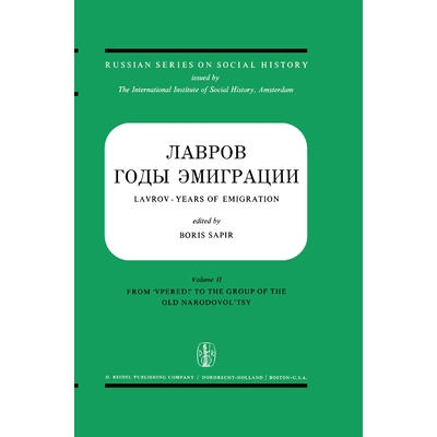 Vol. I: Lavrov and Lopatin (Corresponden