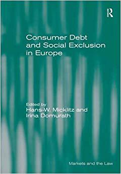 【预售】Consumer Debt and Social Exclusion in Europe