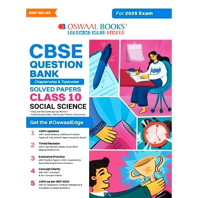 预订 Oswaal CBSE Question Bank Class 10 Social Science, Chapterwise and Topicwise Solved Papers For Board Exams 2025: 97