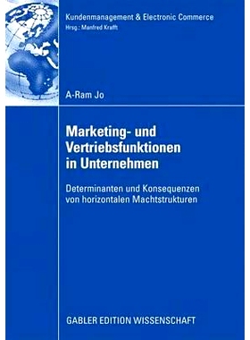 预订 Marketing- und Vertriebsfunktionen in Unternehmen: Determinanten und Konsequenzen von horizontalen Machtstrukturen: