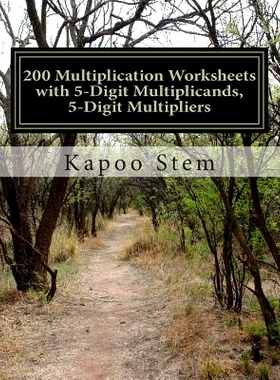 预订 200 Multiplication Worksheets with 5-Digit Multiplicands, 5-Digit Multipliers: Math Practice Workbook