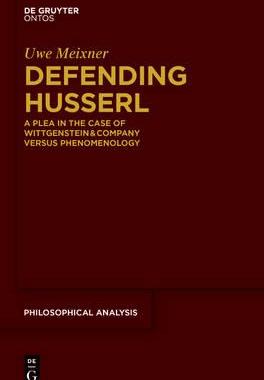 [预订]Defending Husserl 9783110342314