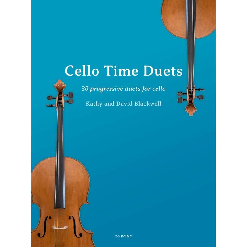预订 Cello Time Duets 30 progressive duets for cello 大提琴二重奏 9780193574199