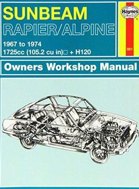 [预订]Sunbeam Alpine, Rapier & H120 (67 - 74) Haynes Repair Manual 9780857337375