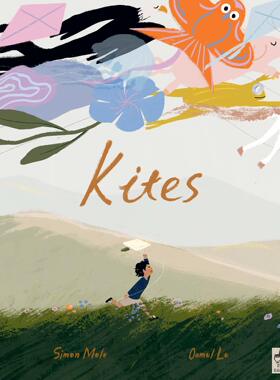 预售 Kites 风筝 中国新锐插画师卤猫 英文原版 精装 精品绘本 自信 独立 友谊 自我认知 3-6岁 Oamul Lu