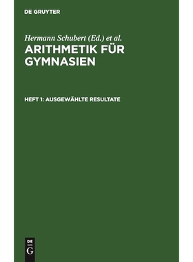 预订 Ausgewählte Resultate: 9783111216607