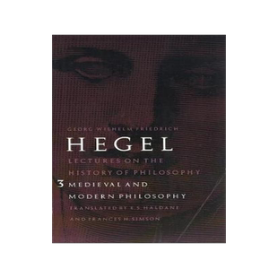 预订 Lectures on the History of Philosophy, Volume 3