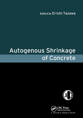 【预订】Autogenous Shrinkage of Concrete