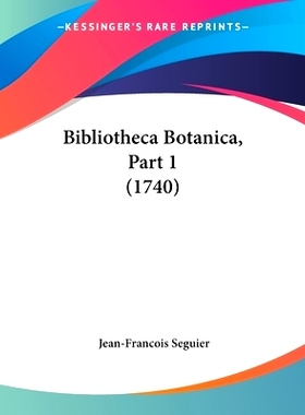 预订 Bibliotheca Botanica, Part 1 (1740): 9781104624439