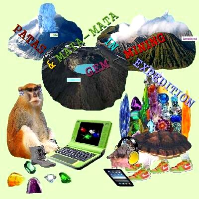 预订 Patas and mata-mata on gem-mining expedition: 9781470061111