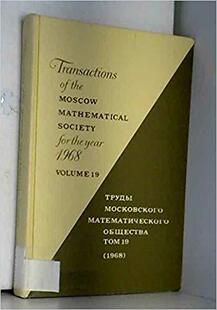 Transactions 预售 Society Moscow Mathematical the