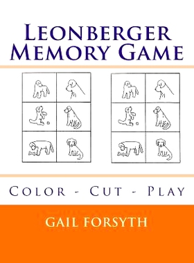 预订 Leonberger Memory Game: Color - Cut - Play: 9781977815262