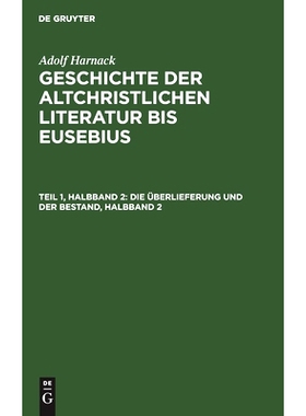 预订 Die Überlieferung und der Bestand, Halbband 2: 9783112486351