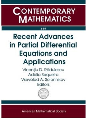 预订 Recent Advances in Partial Differential Equations and Applications 偏微分方程及其应用*进展（丛书）: 9781470415211