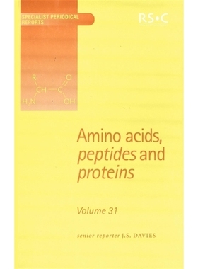 预订 Amino Acids, Peptides and Proteins: Volume 31 氨基酸、肽和蛋白质：第31卷: 9780854042272