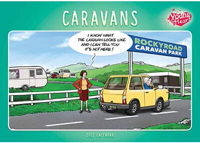 【预订】Caravans, Young At Heart A4 Calendar 2022 9781529817034