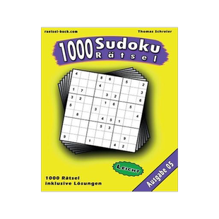 [预订]1000 Leichte Sudoku Ratsel, Ausgabe 05: 1000 Leichte 9x9 Sudoku Mit Losungen, Ausgabe 05 9781539359487