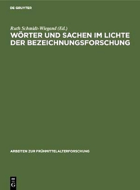 预订 Wörter und Sachen im Lichte der Bezeichnungsforschung: 9783110082517