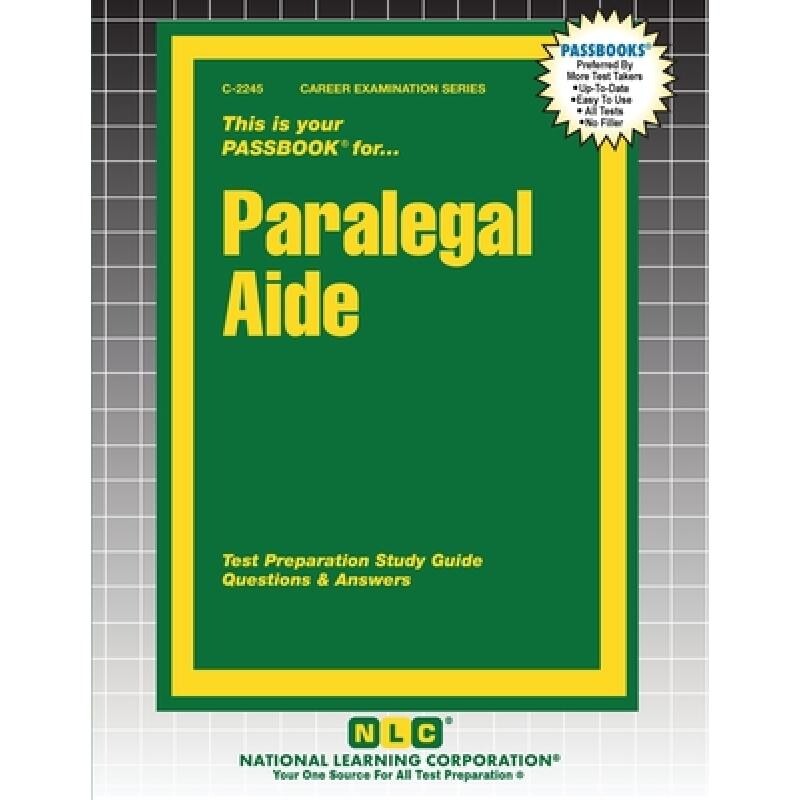 预订 Paralegal Aide 9781799322450