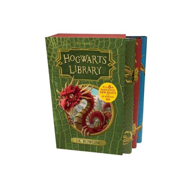 哈利波特霍格沃茨图书馆套装: 神奇动物在哪里 诗翁彼豆故事集 神奇的魁地奇球 英国新版精装 The Hogwarts Library Box Set