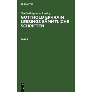 Schriften Bd. Gelss Lessings 9783112407912 Sämmtl. 预订