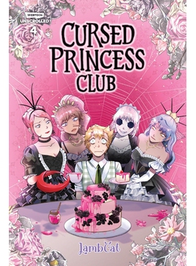 预订 Cursed Princess Club, Vol. 4: A WEBTOON Unscrolled Graphic Novel 被诅咒的公主俱乐部第四卷：网络漫画未上架的图画小说