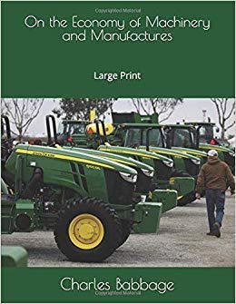 【预售】On the Economy of Machinery and Manufactures: Large Print
