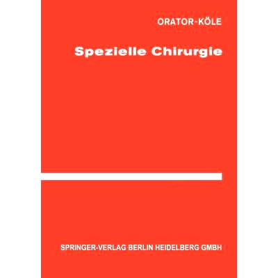 预订 Spezielle Chirurgie: 9783642935992