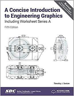 【预售】A Concise Introduction to Engineering Graphics (5th Ed.) including Worksheet Series A