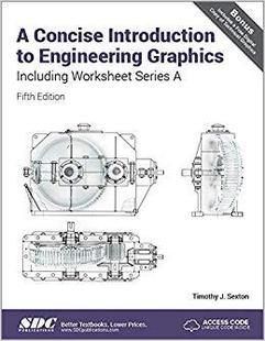 【预售】A Concise Introduction to Engineering Graphics (5th Ed.) including Worksheet Series A