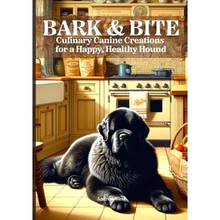 Healthy 9781989647394 Culinary for Creations Bite Canine Hound 预订 Happy Bark