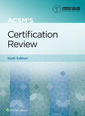 【预订】Acsm’s Certification Review 9781975161910