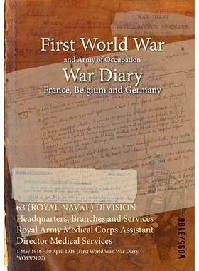 预订 63 (ROYAL NAVAL) DIVISION Headquarters, Branches and Services Royal Army Medical Corps Assistant Director Medical S