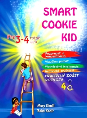 预订 Smart Cookie Kid pre 3-4 ročné deti Pracovný zosit rozvoja 4A: 9798869369048