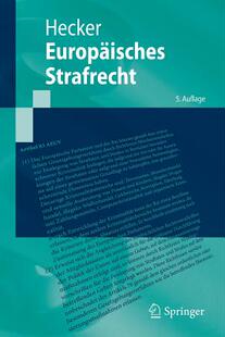 【预售】Europaisches Strafrecht